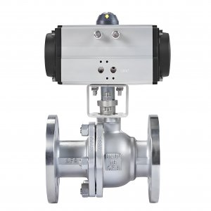 氣動球閥\Q641F-25P DN50不銹鋼高平臺